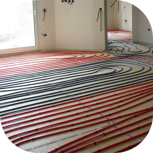 Installation de plancher chauffant Installation de plancher chauffant